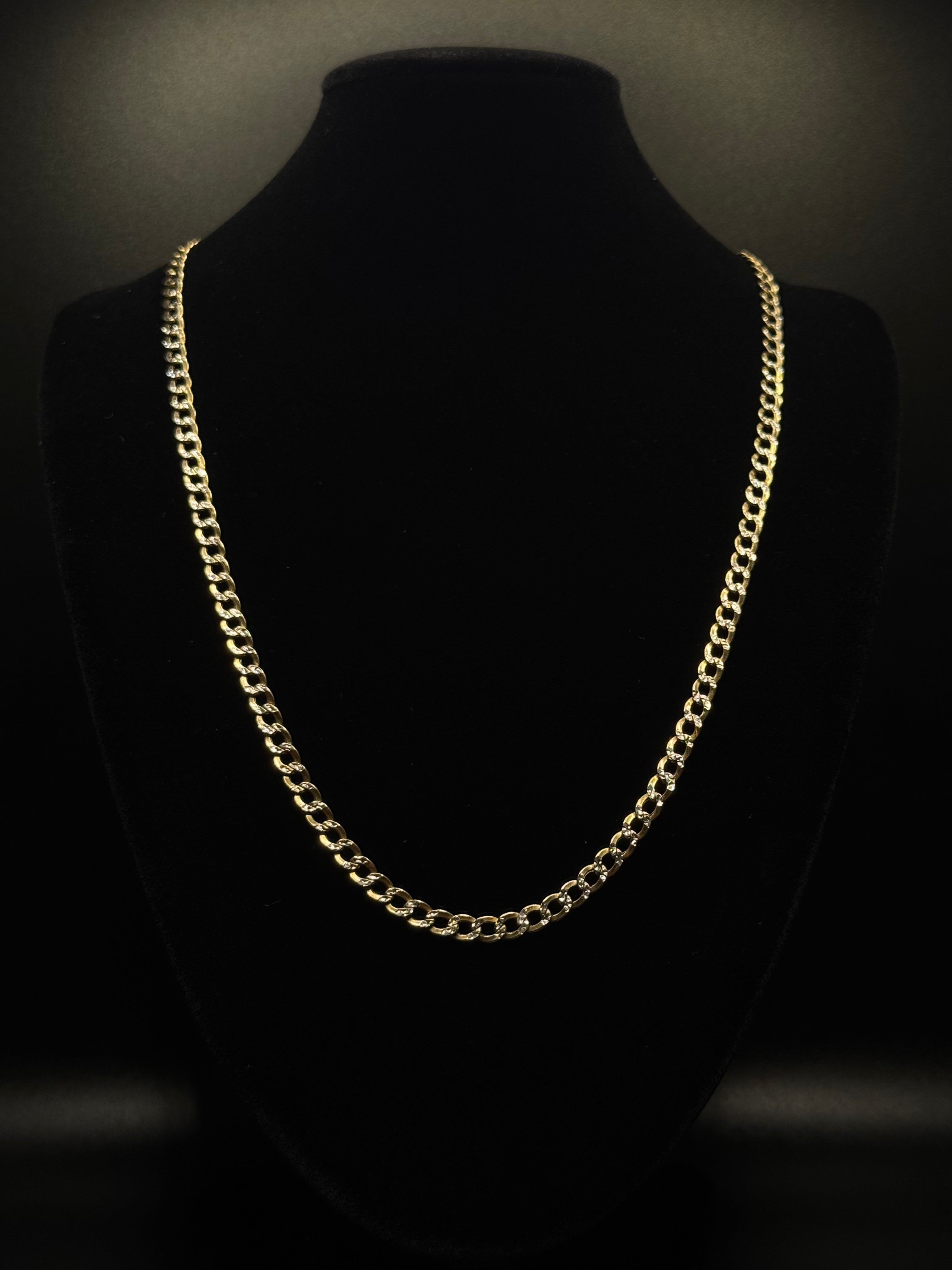 Diamond Cut Curb Chain