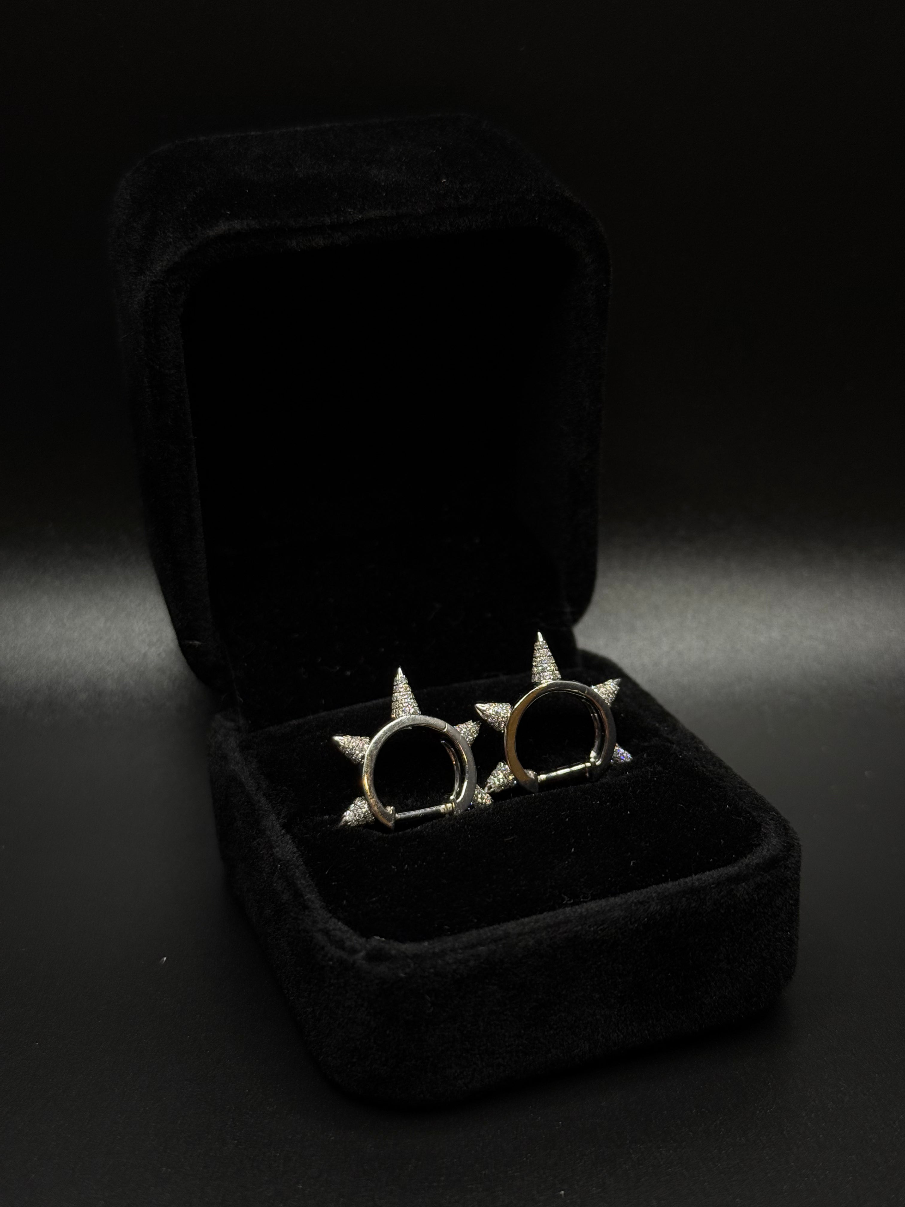 Square Diamond Earrings